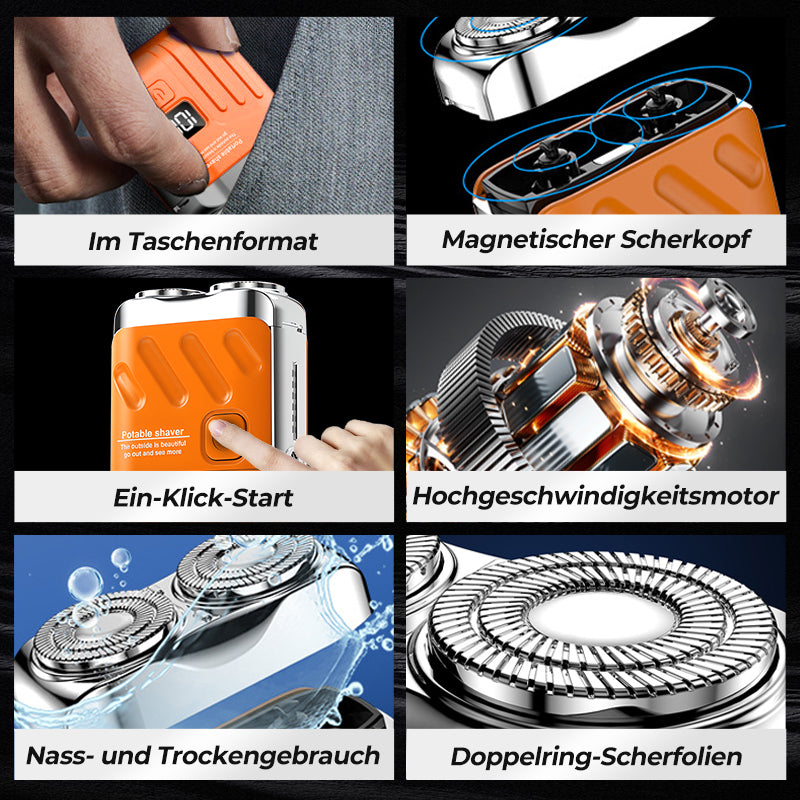🔥2026 Neues Design 50 % Rabatt✨Mini-Elektrorasierer für Herren