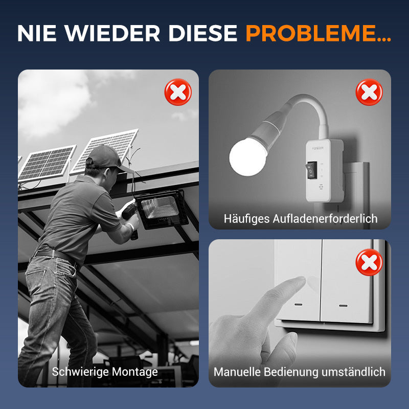 🌿 Solar-Clip-Leuchte mit Bewegungssensor – 🔥Jetzt 2 kaufen, 1 gratis! Perfekt für Garten, Balkon & Terrasse! 🏡✨