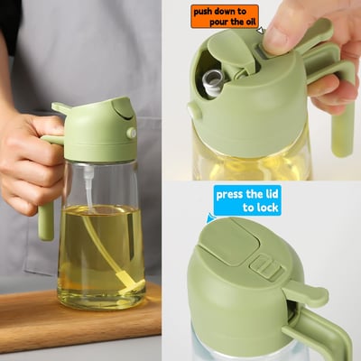 🧴 50 % RABATT! ✨ Tragbare 2-in-1-Sprühflasche für ätherische Öle – feiner Sprühnebel, auslaufsicher und perfekt zum Kochen, Backen und für die Aromatherapie 🧑‍🍳