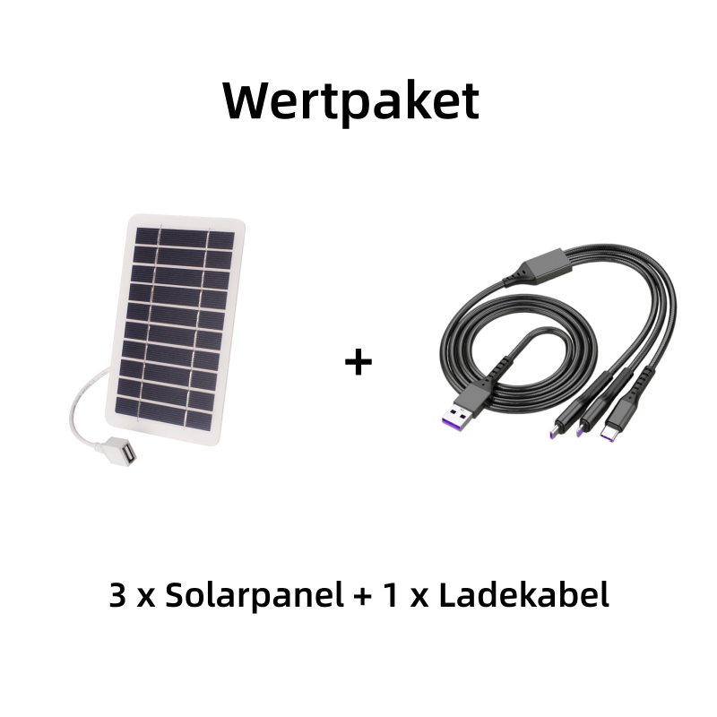 😍Zeitlich begrenzter Rabatt 50% 💥Flexibles Solarpanel mit 2W und 5V