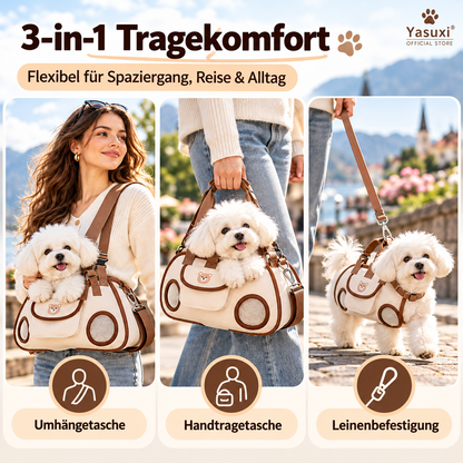 🐾 50% RABATT! 🎒 3-in-1 Haustier-Tragetasche – Atmungsaktiv & ergonomisch für unterwegs ✨