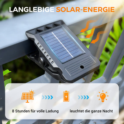 🌿 Solar-Clip-Leuchte mit Bewegungssensor – 🔥Jetzt 2 kaufen, 1 gratis! Perfekt für Garten, Balkon & Terrasse! 🏡✨
