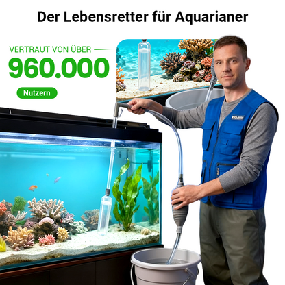 Siphon-Bodenreiniger für Aquarien