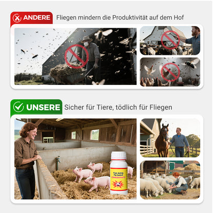 Universelles, hocheffizientes und sicheres Fliegenbekämpfungsmittel