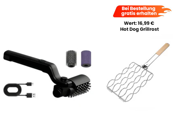 🔥🔥🍖 50% Rabatt - nur €49,99  ⚡️Kabelloser elektrischer Grillbürstenreiniger🍔Es gibt derzeit auch günstige Kombi-Angebote💪