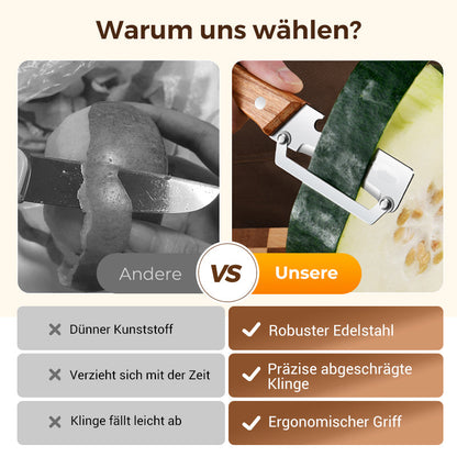 🥕 2+1 GRATIS! 🔥 Multifunktionaler Gemüseschäler für Die Küche – Edelstahlklinge, Ergonomischer Griff & Ideal Zum Schälen Von Obst & Gemüse ✨