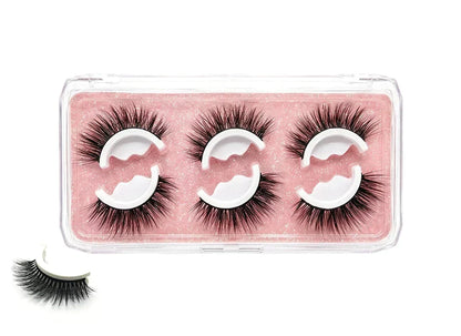🥳 50 % RABATT! 👁️✨ Wiederverwendbare selbstklebende Wimpern. Kein Kleber erforderlich, einfach aufdrücken. Mehrfach nutzbar & leicht abzunehmen 💕🌸