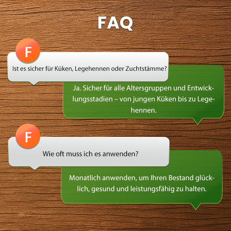 🐓Natürliches inneres und äußeres Entwurmungsmittel für Hühner