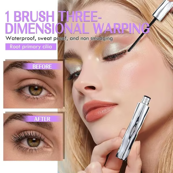 🔥HEISSER VERKAUF 2026💞ÜBER 50.000 VERKAUFT!⚡Wimpern-Primer, röhrenförmiger Wimpern-Primer, wasserfeste Mascara für langen Schwung, natürlich und wischfest