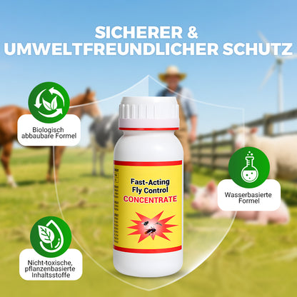 Universelles, hocheffizientes und sicheres Fliegenbekämpfungsmittel
