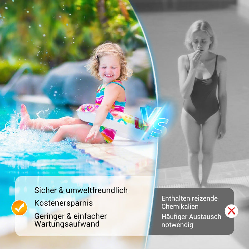Kristallklarer Pool – ohne Chemie, mit Solarenergie! 🌞SOLARBETRIEBENER SCHWIMMENDER POOL-IONISATOR