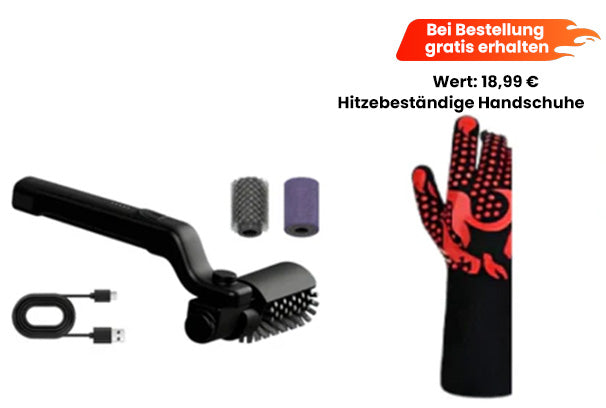 🔥🔥🍖 50% Rabatt - nur €49,99  ⚡️Kabelloser elektrischer Grillbürstenreiniger🍔Es gibt derzeit auch günstige Kombi-Angebote💪