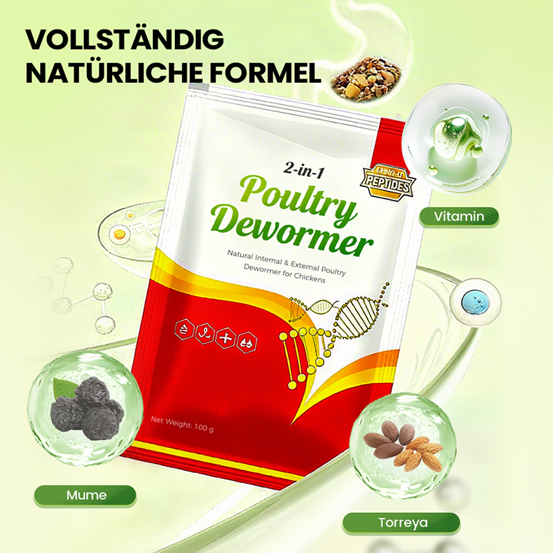 🐓Natürliches inneres und äußeres Entwurmungsmittel für Hühner