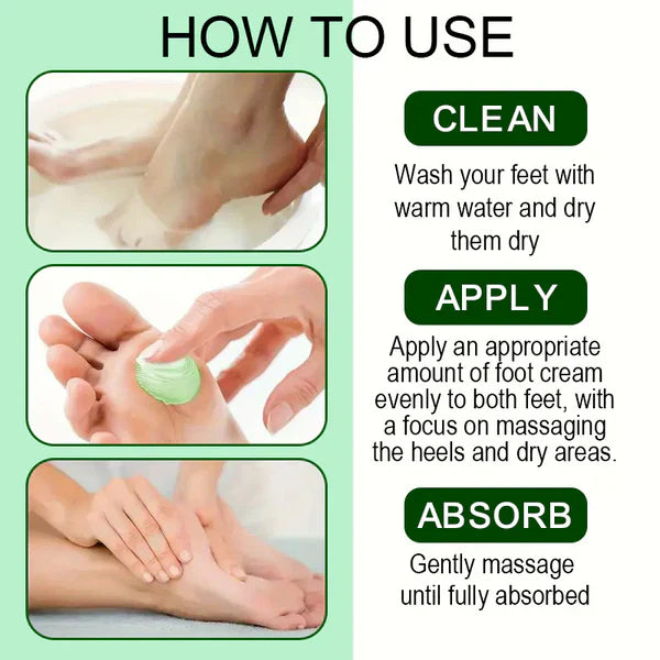 🌿Beruhigende Fußcreme mit Aloe Vera und Teebaumöl