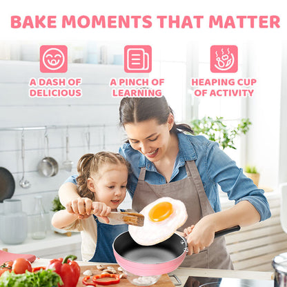 🔥 50% RABATT! 🎁👧🏻 Realistisches Mini-Kochset – Komplettes 22-teiliges Set mit Herd und Küchenutensilien für Kinder | Perfekt als Geschenk 🍳👨‍🍳