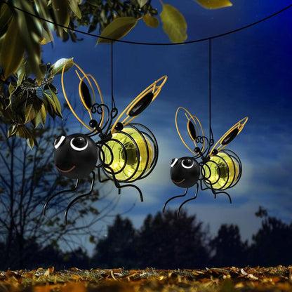 🐝 JETZT 50 % RABATT! ☀️ Solarbetriebene Hängelampe für das Auto – bezauberndes Bienen-Design mit herzförmigen Flügeln – perfekt für Garten und Auto 🌸