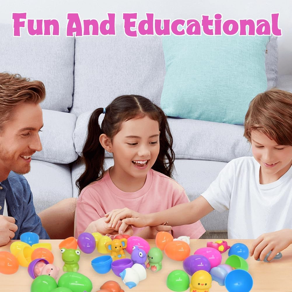 🔥12/24 STÜCK OSTER-EIER MIT LANGSAM AUFGEHENDEN SQUISHY-SPIELZEUGEN