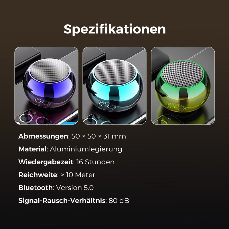 Kompakter HiFi Bluetooth Lautsprecher 🎵🔊