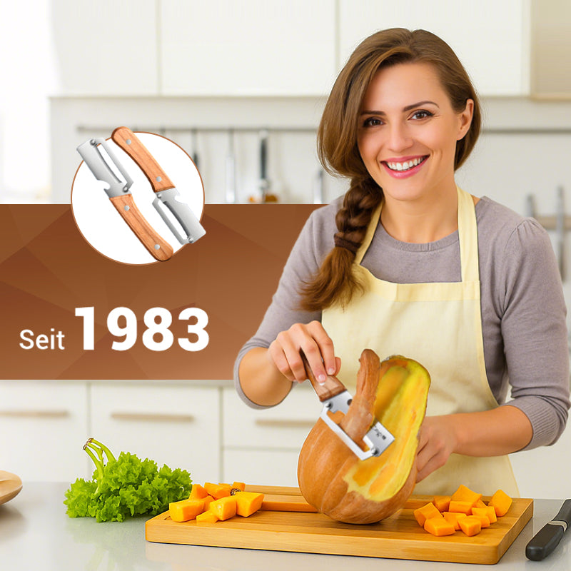 🥕 2+1 GRATIS! 🔥 Multifunktionaler Gemüseschäler für Die Küche – Edelstahlklinge, Ergonomischer Griff & Ideal Zum Schälen Von Obst & Gemüse ✨