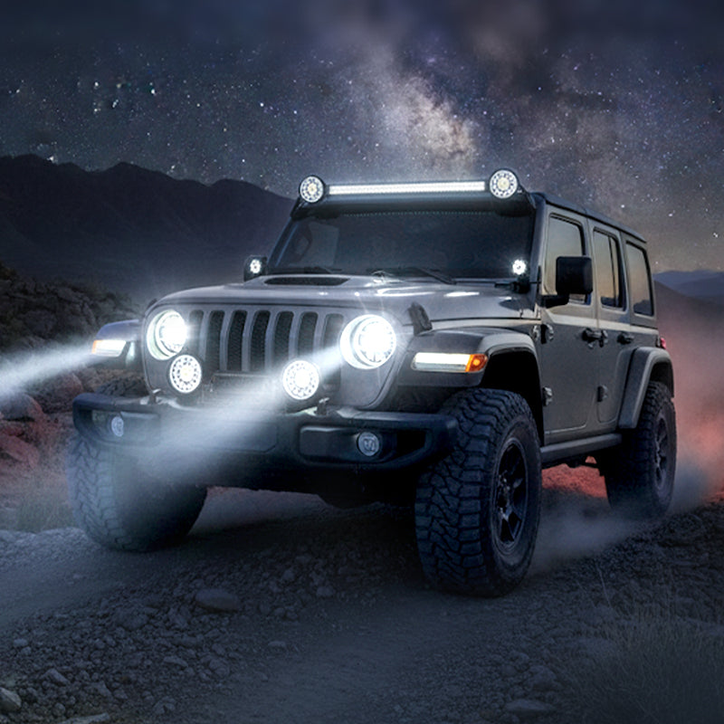 💡4-Zoll-LED-Pod mit 99 W für Offroad-Anwendungen✨