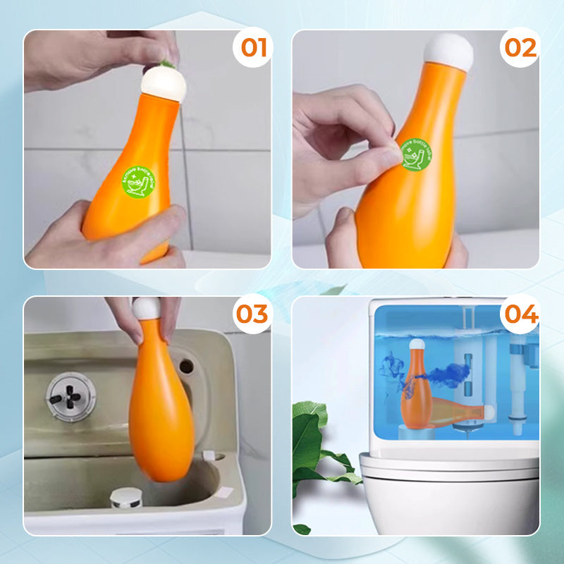 🎁 HEISS 50 % RABATT⏳Bowling Blue Bubble WC-Schüsselreiniger