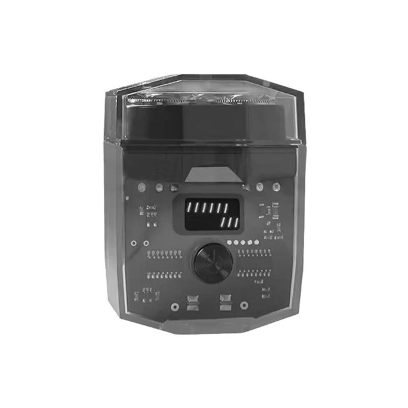 🔥 Transparenter Mini-Elektrorasierer mit leisem Betrieb 🔥