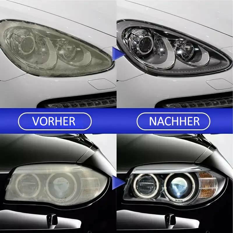 📢 Letzter Tag: Kaufe 1, erhalte 1 GRATIS! 🚘✨ Scheinwerfer-Restaurierungsflüssigkeitsset – Klarer Blick, wie neu!