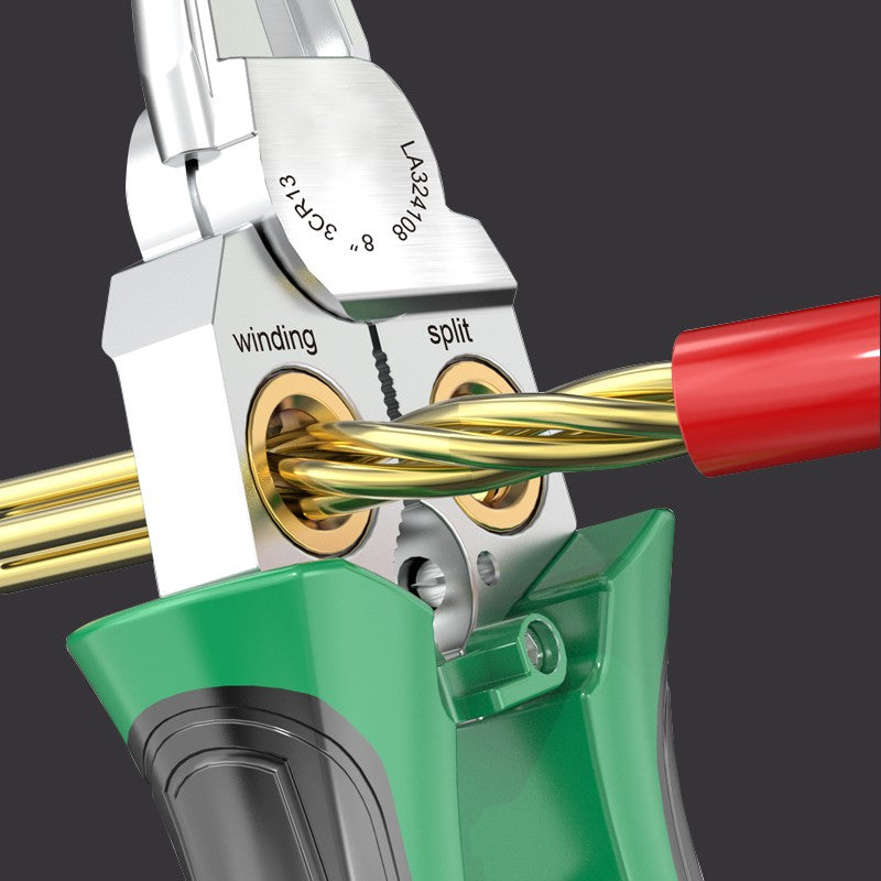 🔥 8-in-1 Multifunktions-Abisolierzange mit Spannungsprüfer