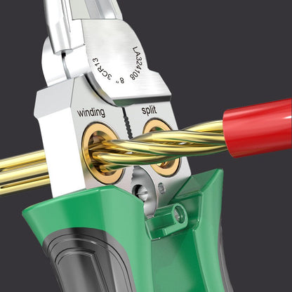 🔥 8-in-1 Multifunktions-Abisolierzange mit Spannungsprüfer