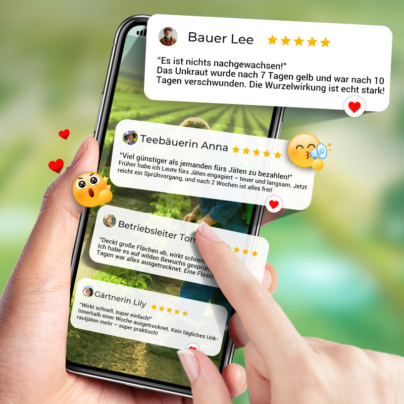 Hochwirksamer, konzentrierter Unkrautvernichter