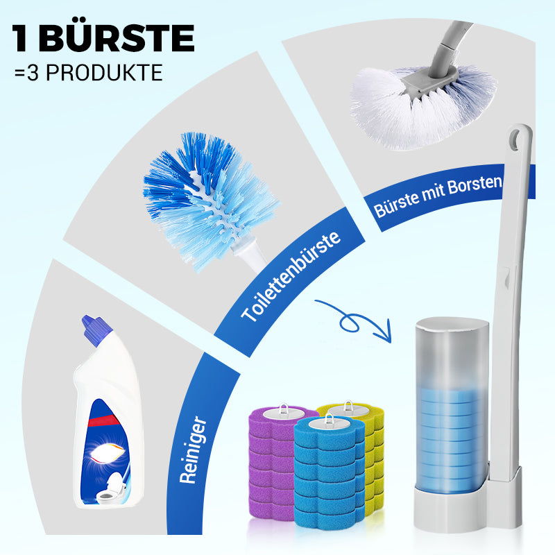 ⏳Begrenzte Zeit 47% Rabatt💥Toilettenbürsten mit Reinigungsmittel