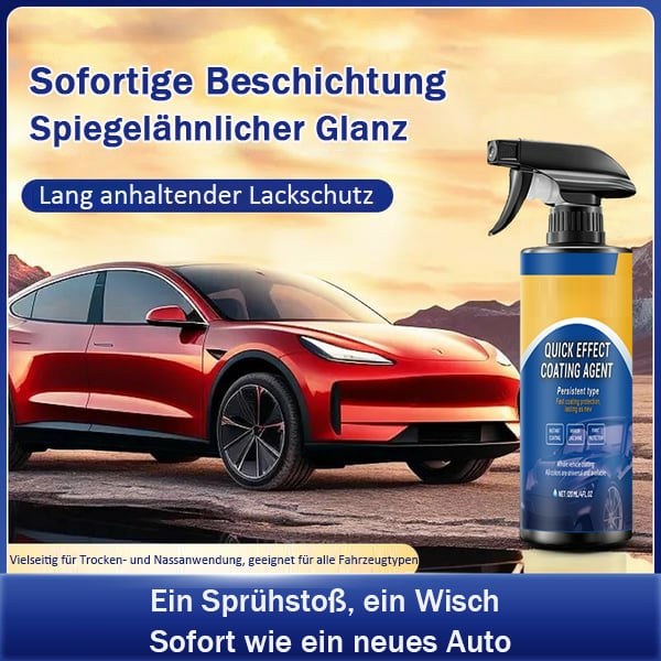 🎁🔥Kaufe 2 und erhalte 1 gratis! - 50% Rabatt🔥Fortschrittliches Auto-Schnellbeschichtungsspray
