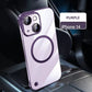 Transparente randlose 💎 ultradünne Magnetlade-Hülle für iPhone 📱🧲✨