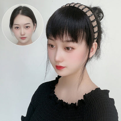 Kunsthaarfranse mit Haarband