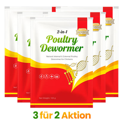 🐓Natürliches inneres und äußeres Entwurmungsmittel für Hühner