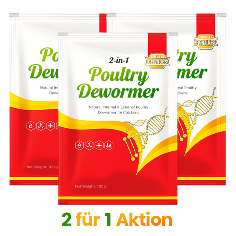🐓Natürliches inneres und äußeres Entwurmungsmittel für Hühner