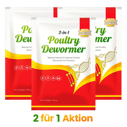🐓Natürliches inneres und äußeres Entwurmungsmittel für Hühner