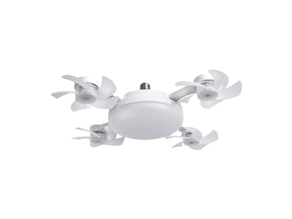 🌀 50 % RABATT! 💡 Deckenventilator mit E27-Fassung – Leiser 2-in-1-LED-Ventilator mit Fernbedienung – Kühlung und Licht in einem 🏠