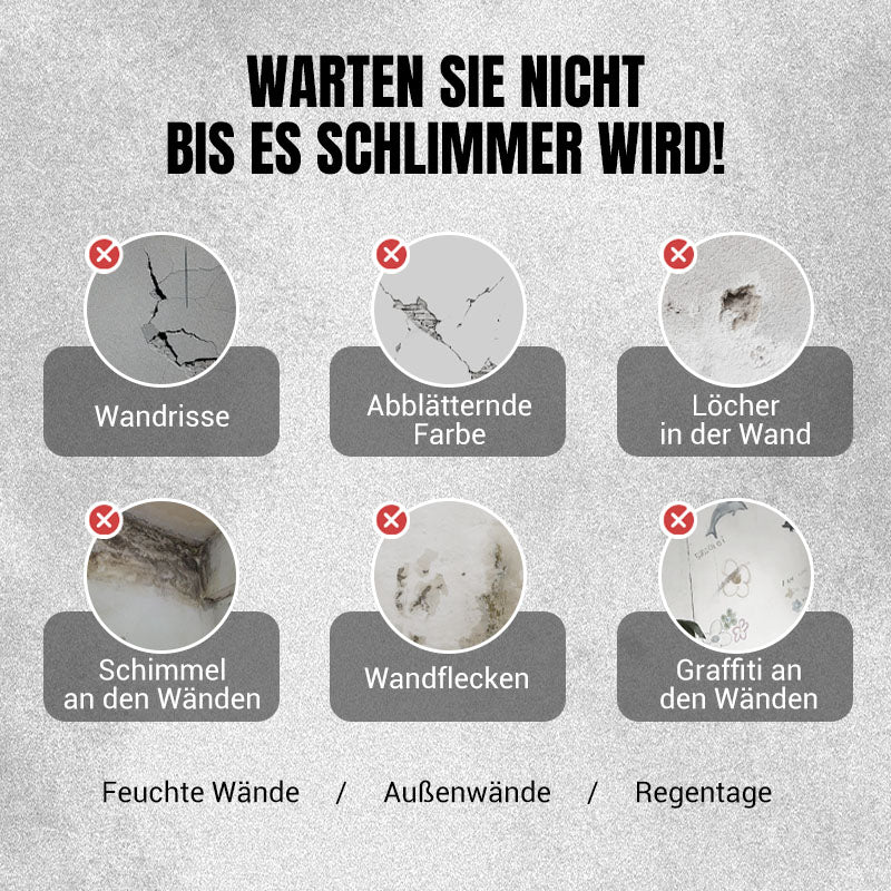 ⚡️❗️Großer Ausverkauf❗️⚡️Wasserdichte & Schimmelresistente Wandreparaturpaste