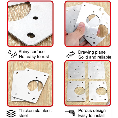 🔥 50% sparen! Scharnier-Reparatur-Kit – All-in-One, einfach & langlebig – keine lockeren Türen mehr! 🏠💪🔧