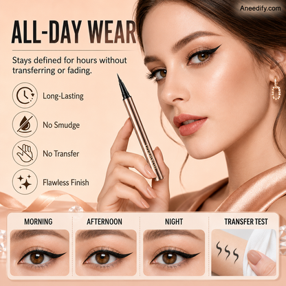 💄 1+1 gratis ! Hochpräziser Flüssig-Eyeliner mit 0,09mm Spitze – Wasserfest, schweißfest & 5 Farbtöne verfügbar