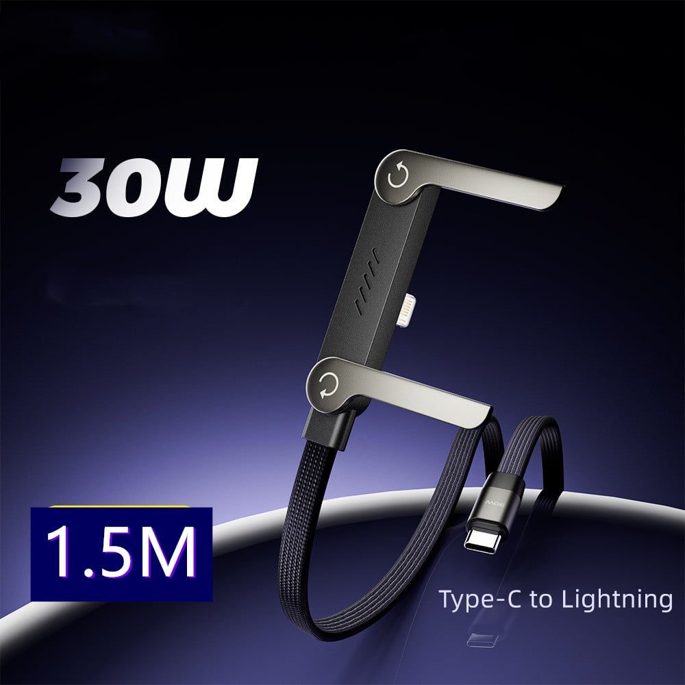 🔥Solange der Vorrat reicht 50% Rabatt!🎉2-in-1-Geflochtenes Schnellladekabel mit integriertem Handyhalter