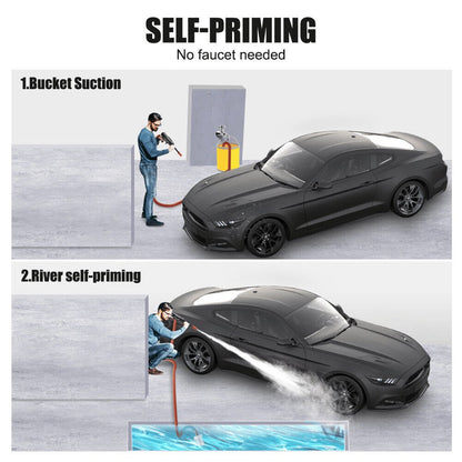 🚿HEISSER VERKAUF 50% RABATT🚗👍Schnurlos tragbare Hochdruckwassersprühpistole