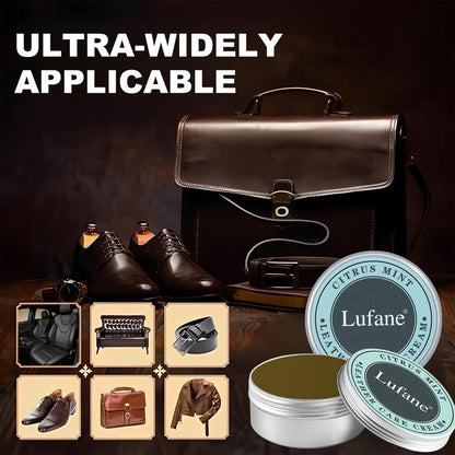 ✨ Lederpflegecreme: Rein natürlicher, ungiftiger Lederpflegestoff - wasserabweisende Formel.🧼