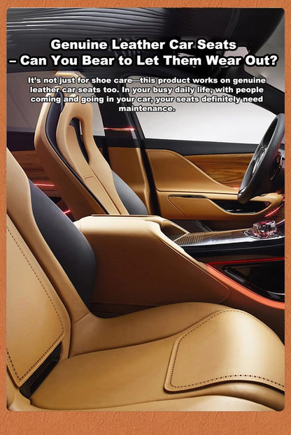 ✨ Lederpflegecreme: Rein natürlicher, ungiftiger Lederpflegestoff - wasserabweisende Formel.🧼