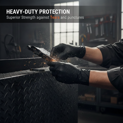 🧤🛡️NEUJAHRS-VERKAUF: Nitrile Pro Handschuhe – extrem reißfest, rutschsicher & fleckenbeständig ✅👏 Ideal für Haushalt, Werkstatt und nachhaltigen Alltagsgebrauch