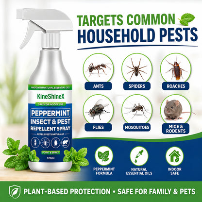 👍Hot Sale- Buy 2 Get 1 Free🗑️Natural Peppermint Oil Insect and Pest Spray🪳🦟 –Maximum Strength - Safe Scent Formula for Home & Garden