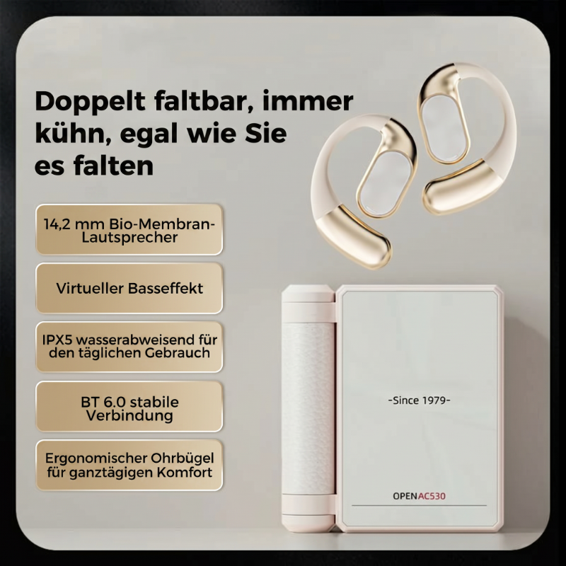 🎧 Kabellose Kopfhörer mit Noise-Cancelling – 145h Spielzeit, Bluetooth 6.0 & IPX5 Sport-Zertifizierung 🚀✨