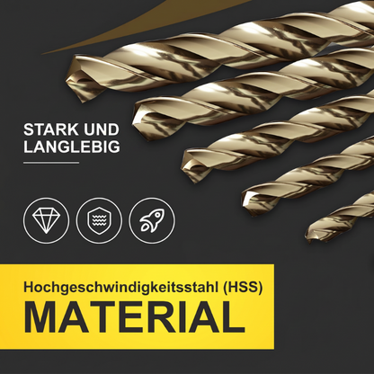 🔧 50% RABATT! ⚡ 99-teiliges Set titanbeschichteter Bohrer – Hochwertig, langlebig & vielseitig – Perfekt für Heimwerker & Profis 🛠️
