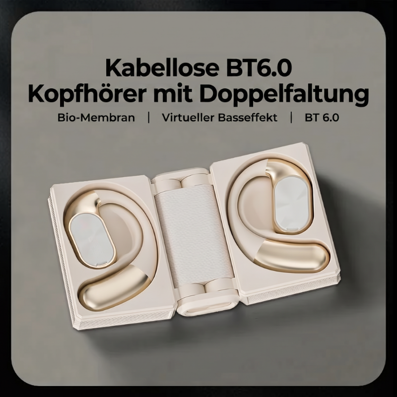 🎧 Kabellose Kopfhörer mit Noise-Cancelling – 145h Spielzeit, Bluetooth 6.0 & IPX5 Sport-Zertifizierung 🚀✨